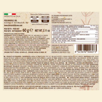 CROSTATA FRUTTI ROSSI INFO